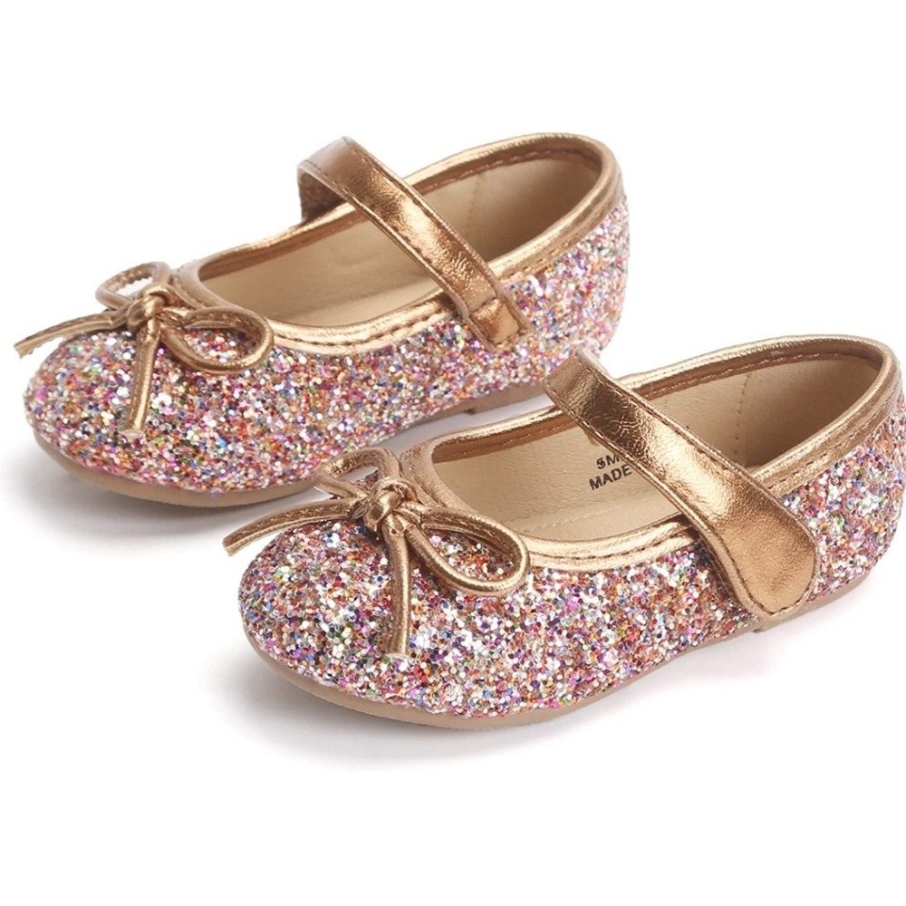 New Glitter sparkle ballet flats. Toddler 6